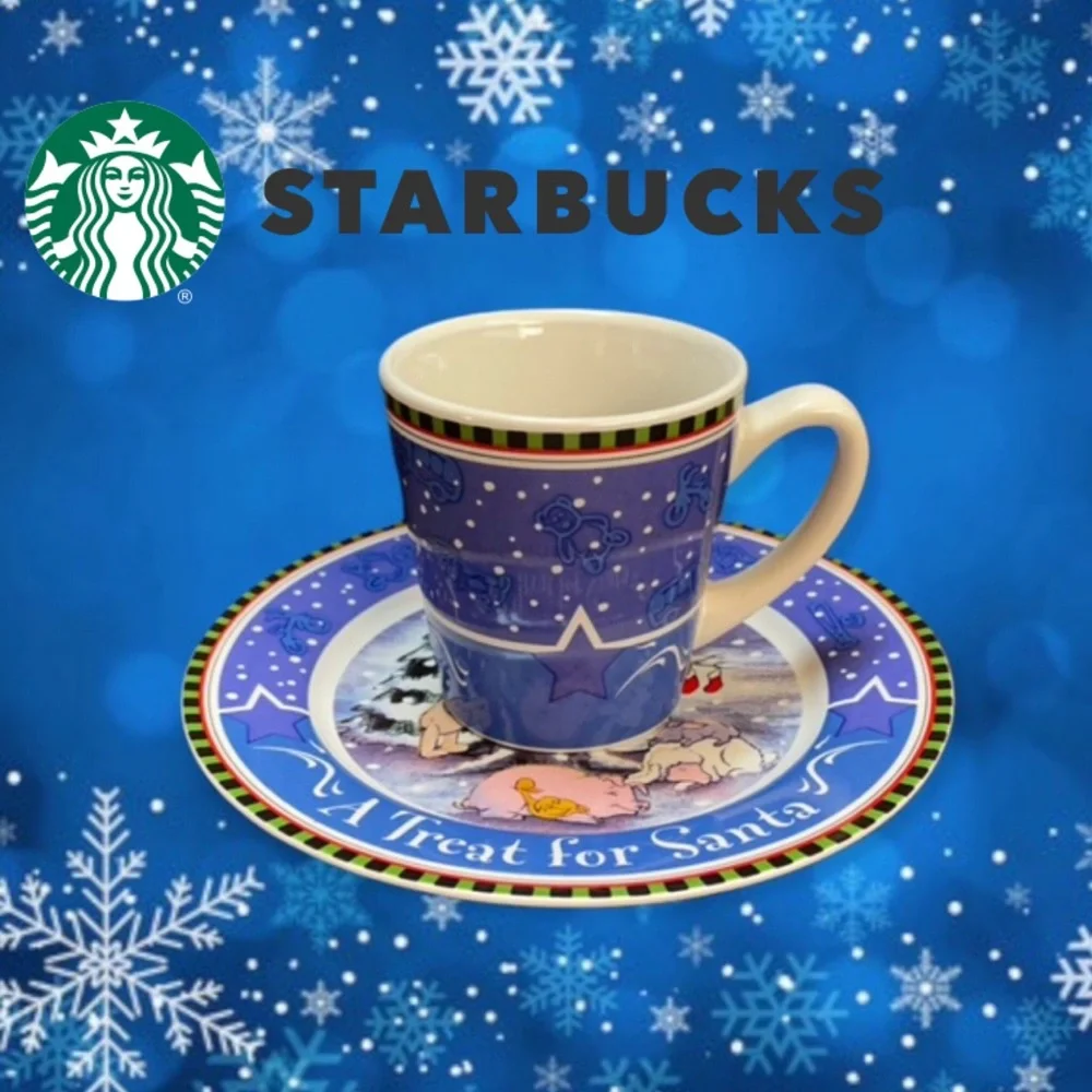 Starbucks Bearista Milk & Cookies Santa Holiday Set
